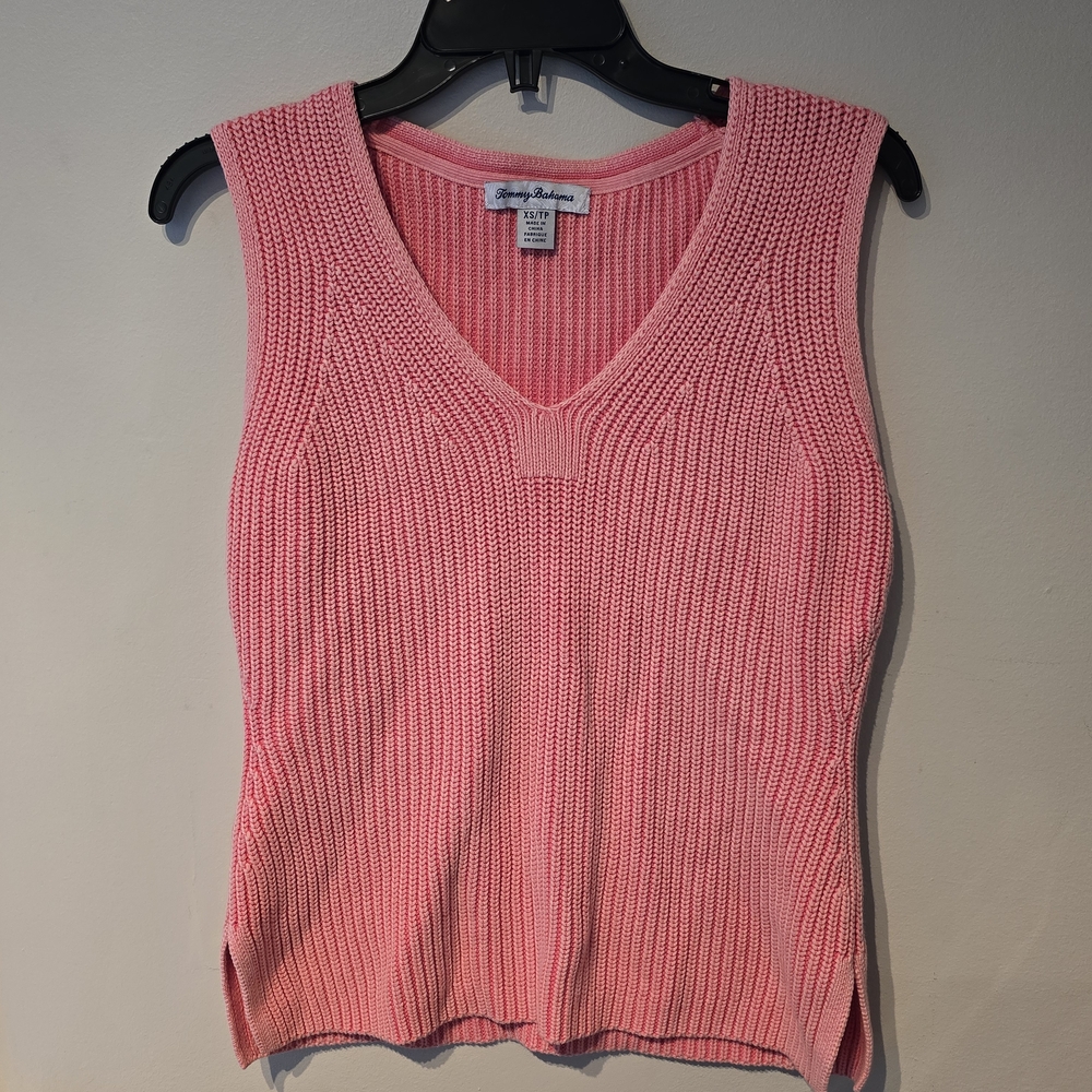 Tommy Bahama Sleeveless Knitted Top.